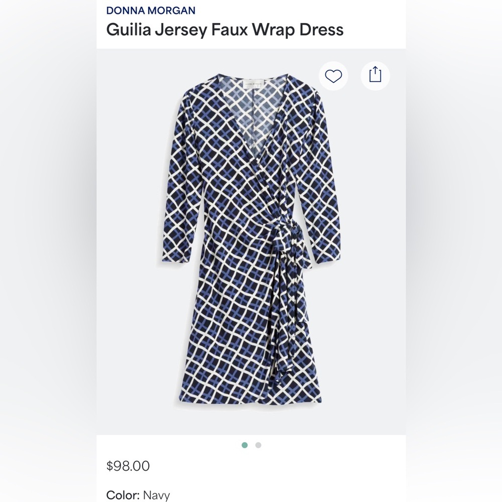 Donna Morgan Wrap Dress